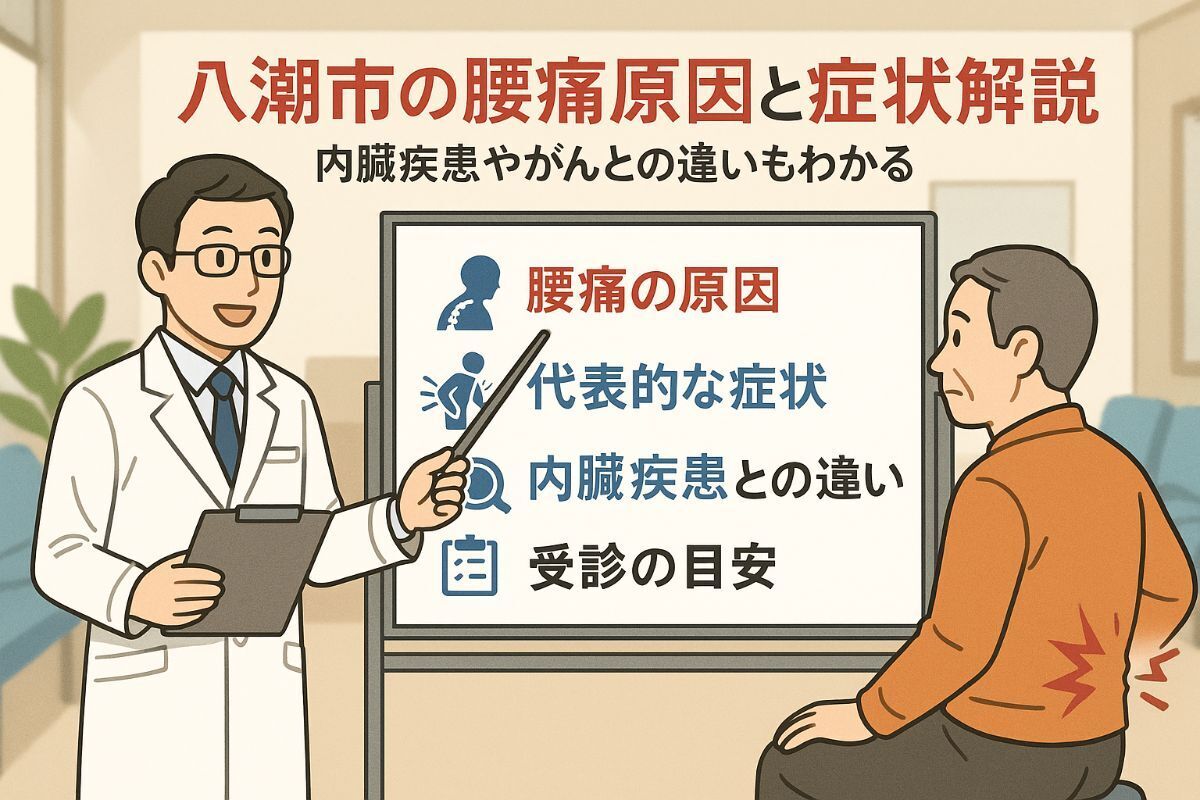 八潮市で腰痛の原因と症状を徹底解説！がんや内臓疾患との見分け方も紹介