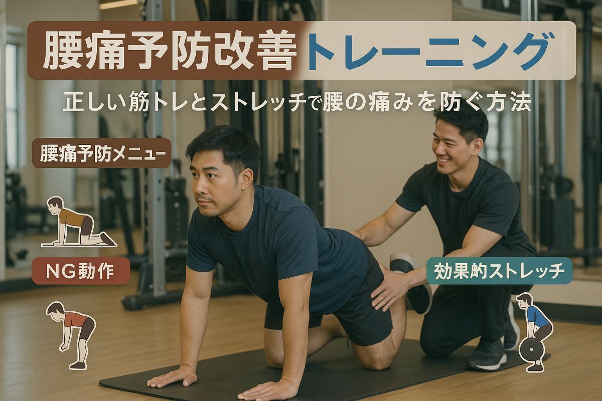 筋トレで腰痛の効果的な予防改善法ガイド｜正しいメニューとストレッチで痛み対策