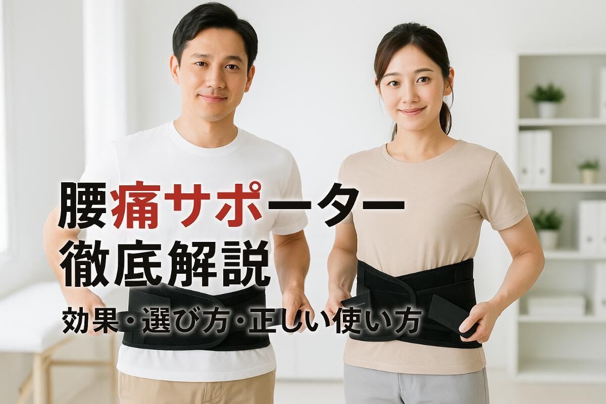 腰痛サポーターの効果や選び方を徹底解説！正しい使い方やよくある失敗回避のポイント