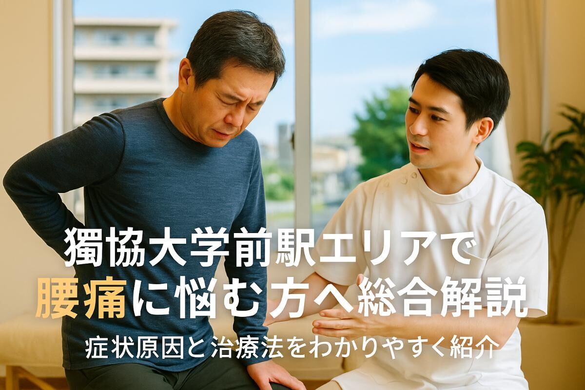 獨協大学前駅エリアで腰痛に悩む方へ総合解説！症状原因と治療法