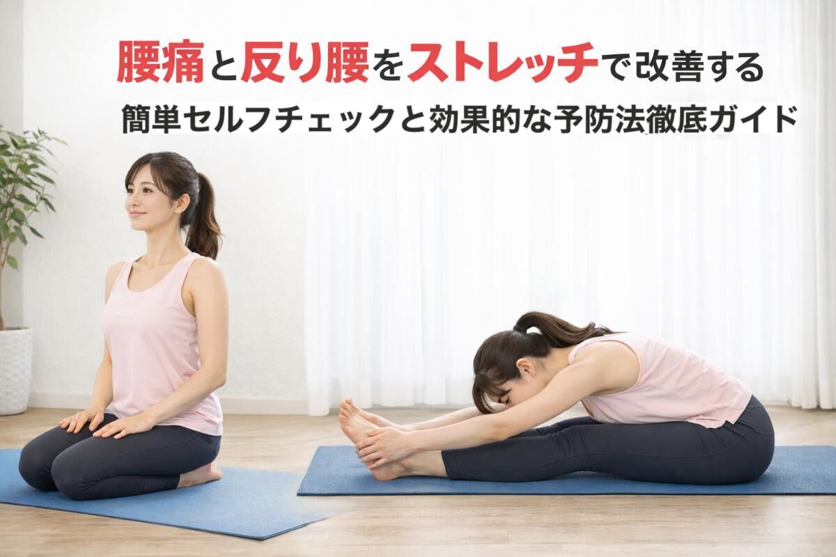 腰痛と反り腰をストレッチで改善する簡単セルフチェックと効果的な予防法徹底ガイド