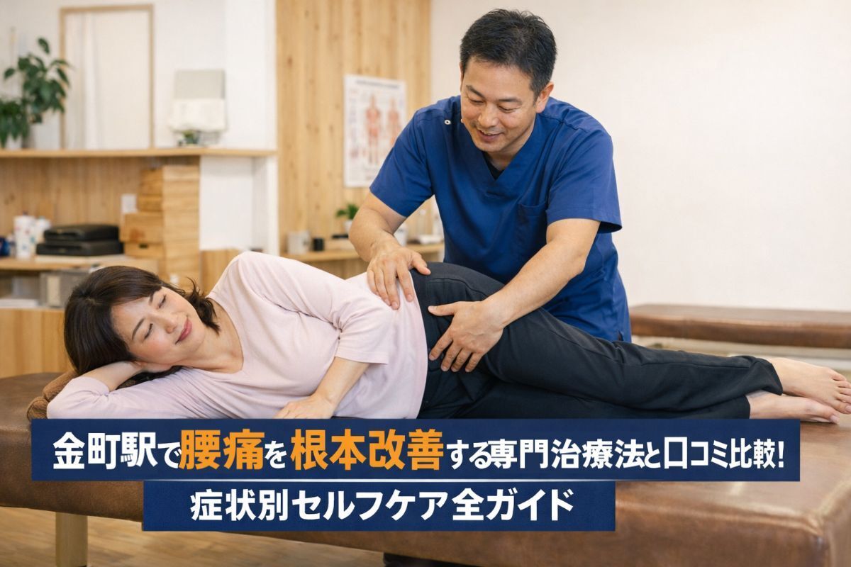 金町駅で腰痛を根本改善する専門治療法と口コミ比較｜症状別セルフケア全ガイド