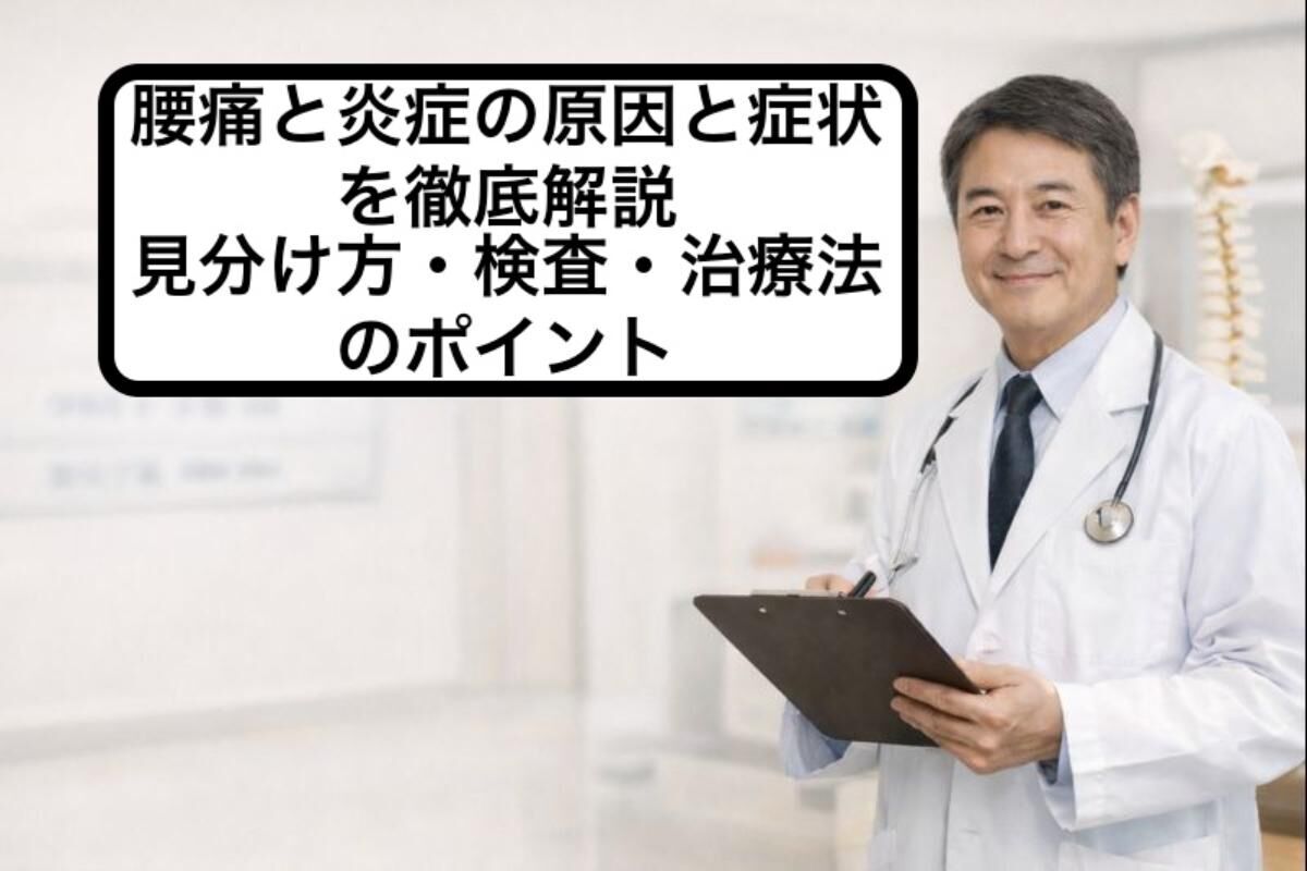 腰痛と炎症の原因と症状を徹底解説｜見分け方・検査・治療法のポイント